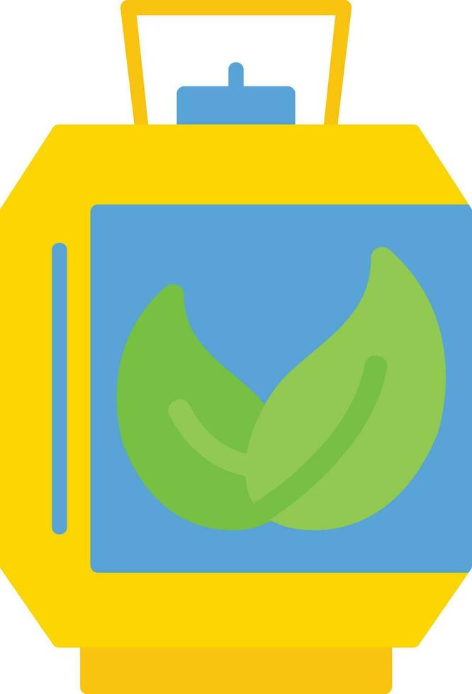 Biogas Cylinder Vector Icon