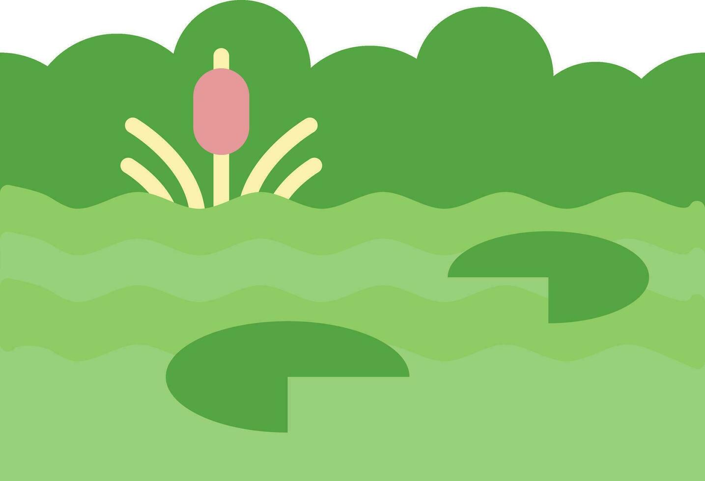 Swamp Vector Icon