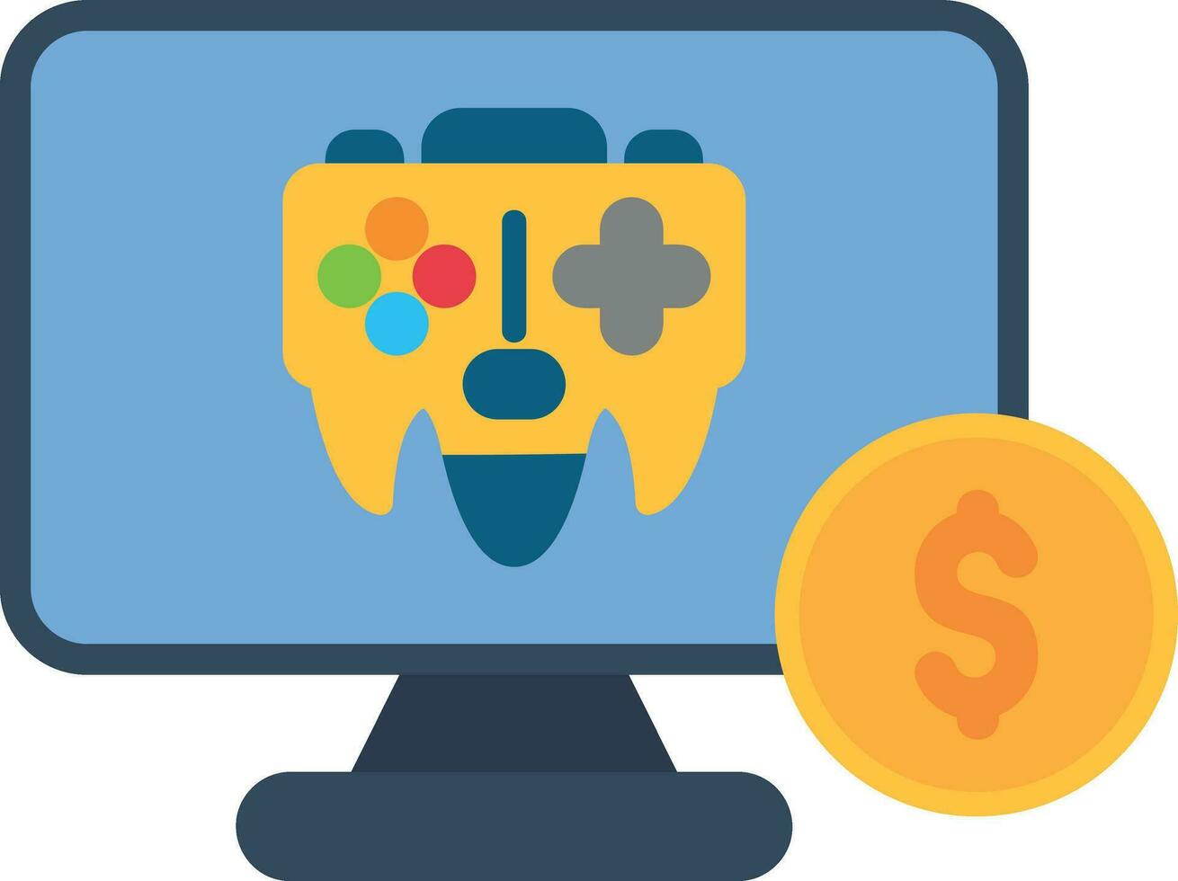 compra juego vector icono