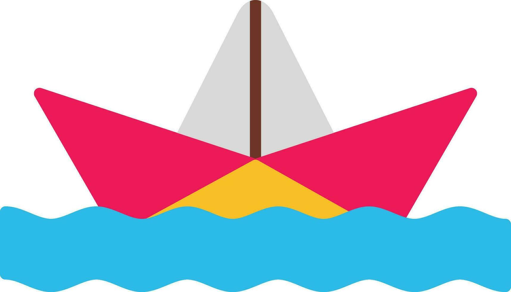 Paper Boat Vector Icon