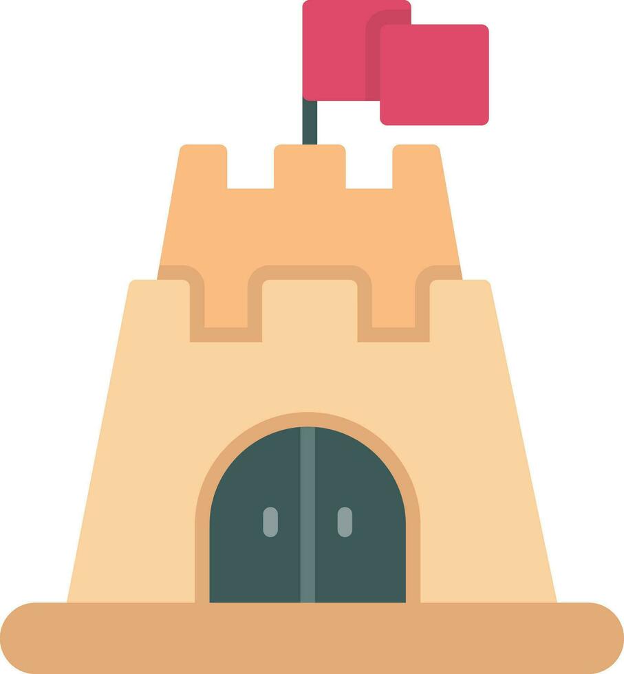 Castle Toy Vector Icon