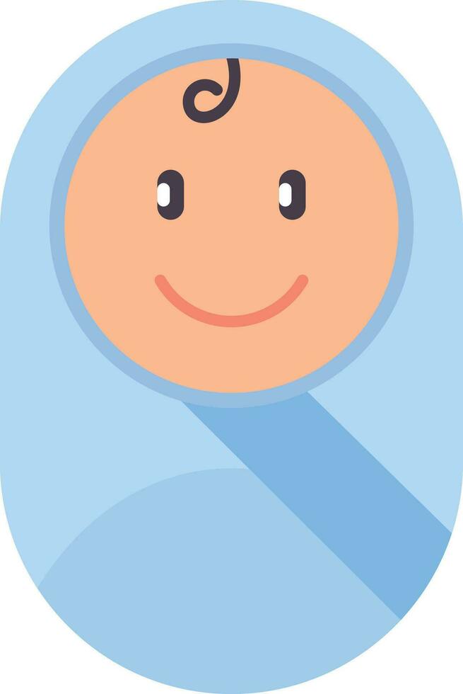 Newborn Baby Vector Icon