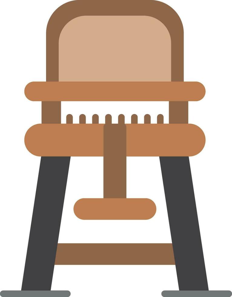 alto silla vector icono