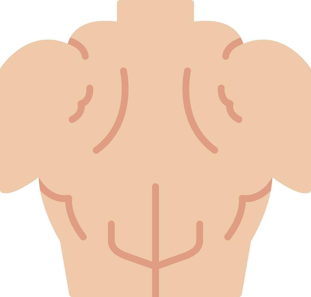 Back Muscle Vector Icon