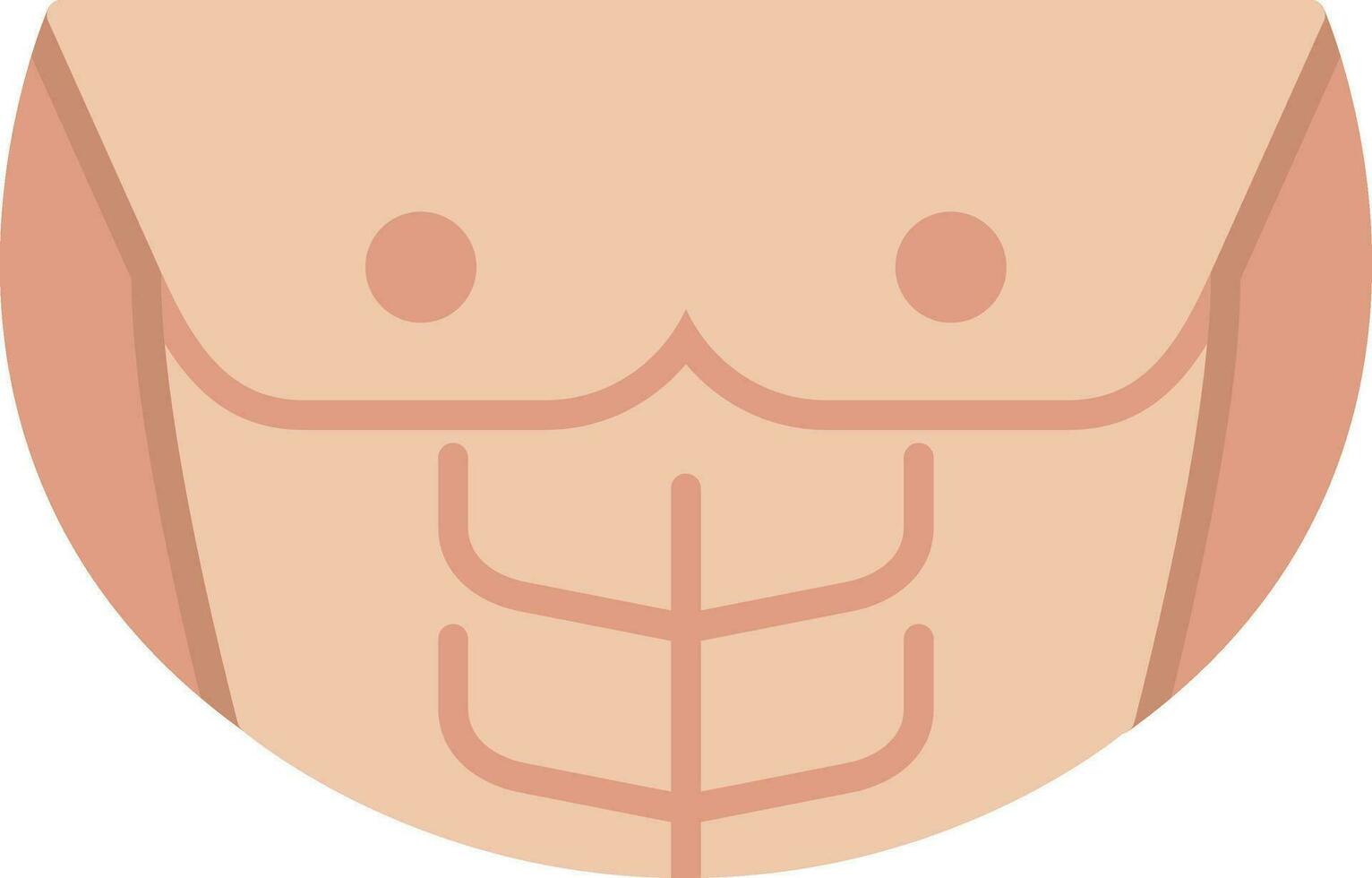 Chest Muscle Vector Icon