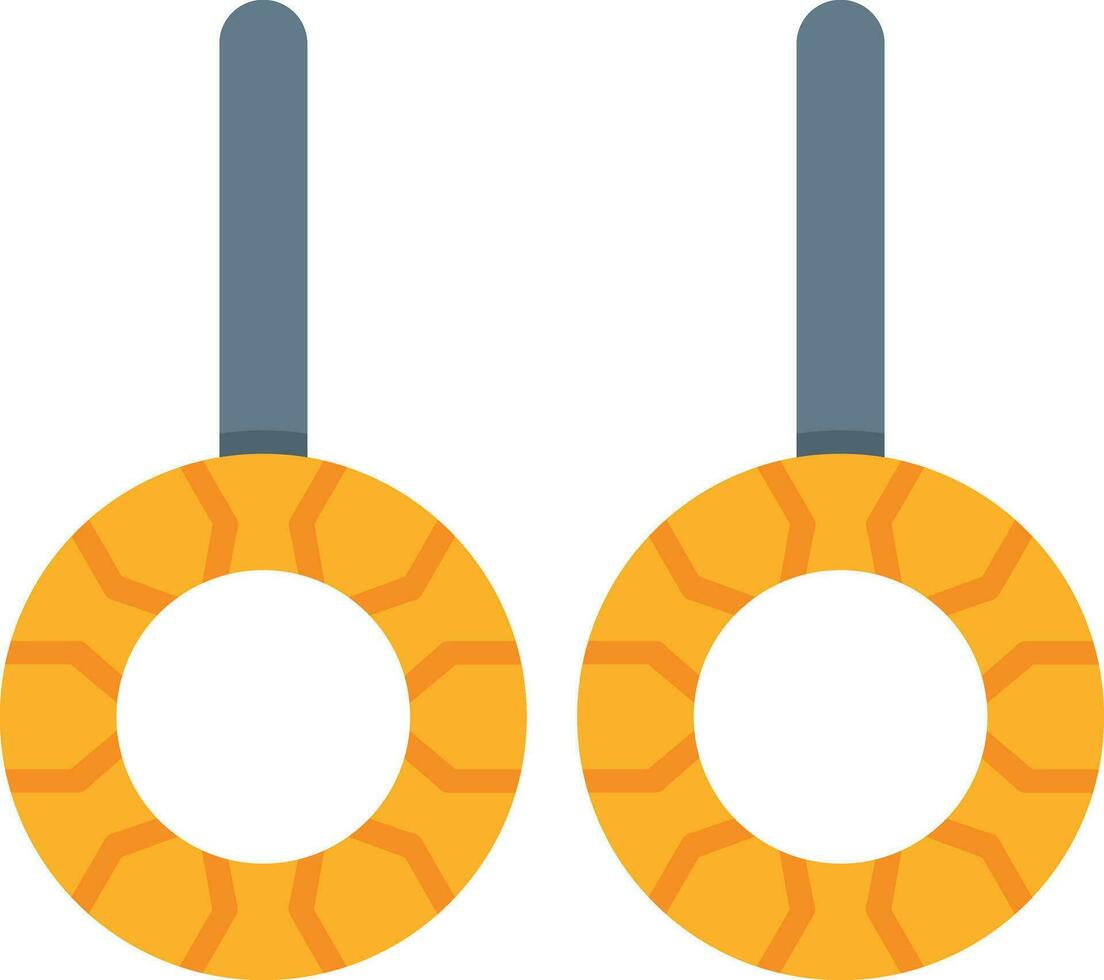 Gym Rings Vector Icon