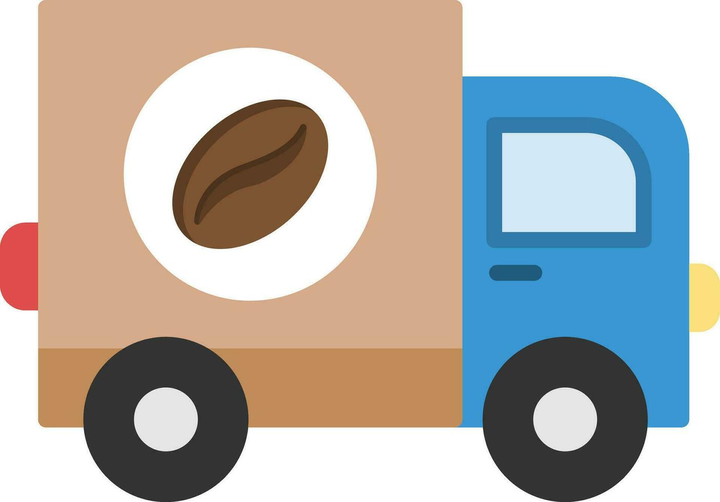 Coffee Truck Vector Icon