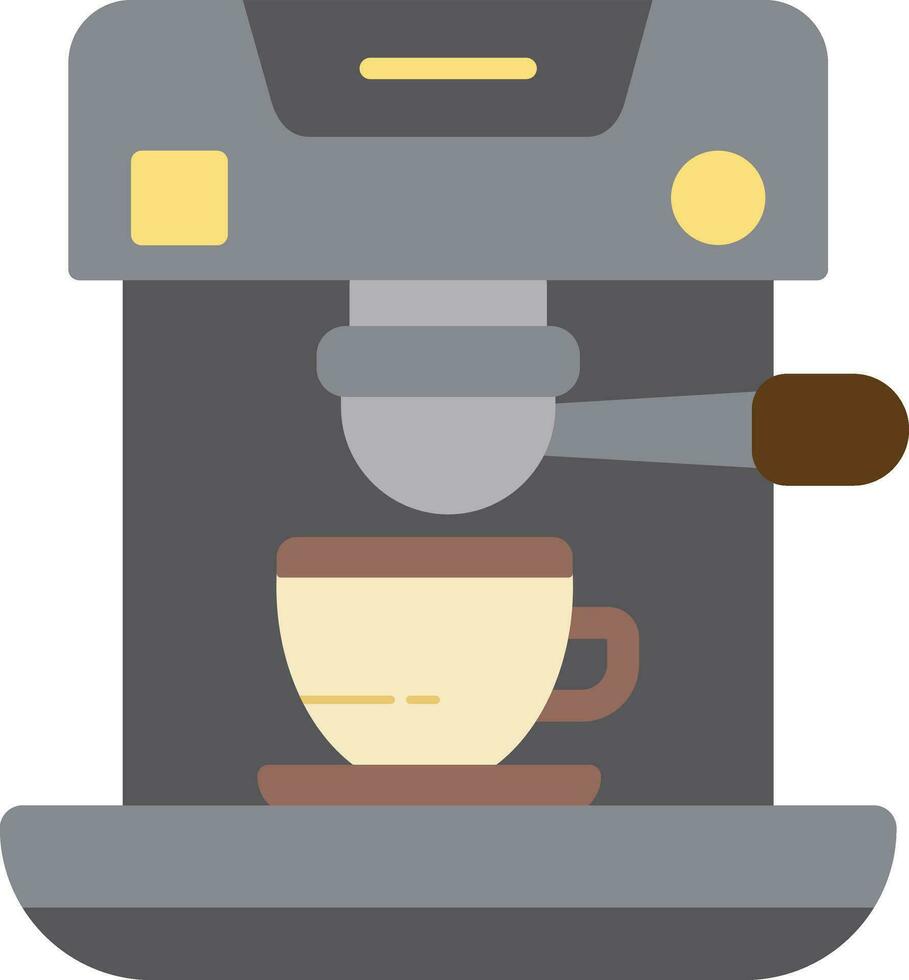 icono de vector de máquina de café