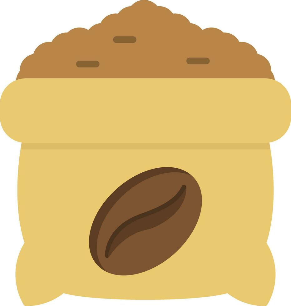 café saco vector icono