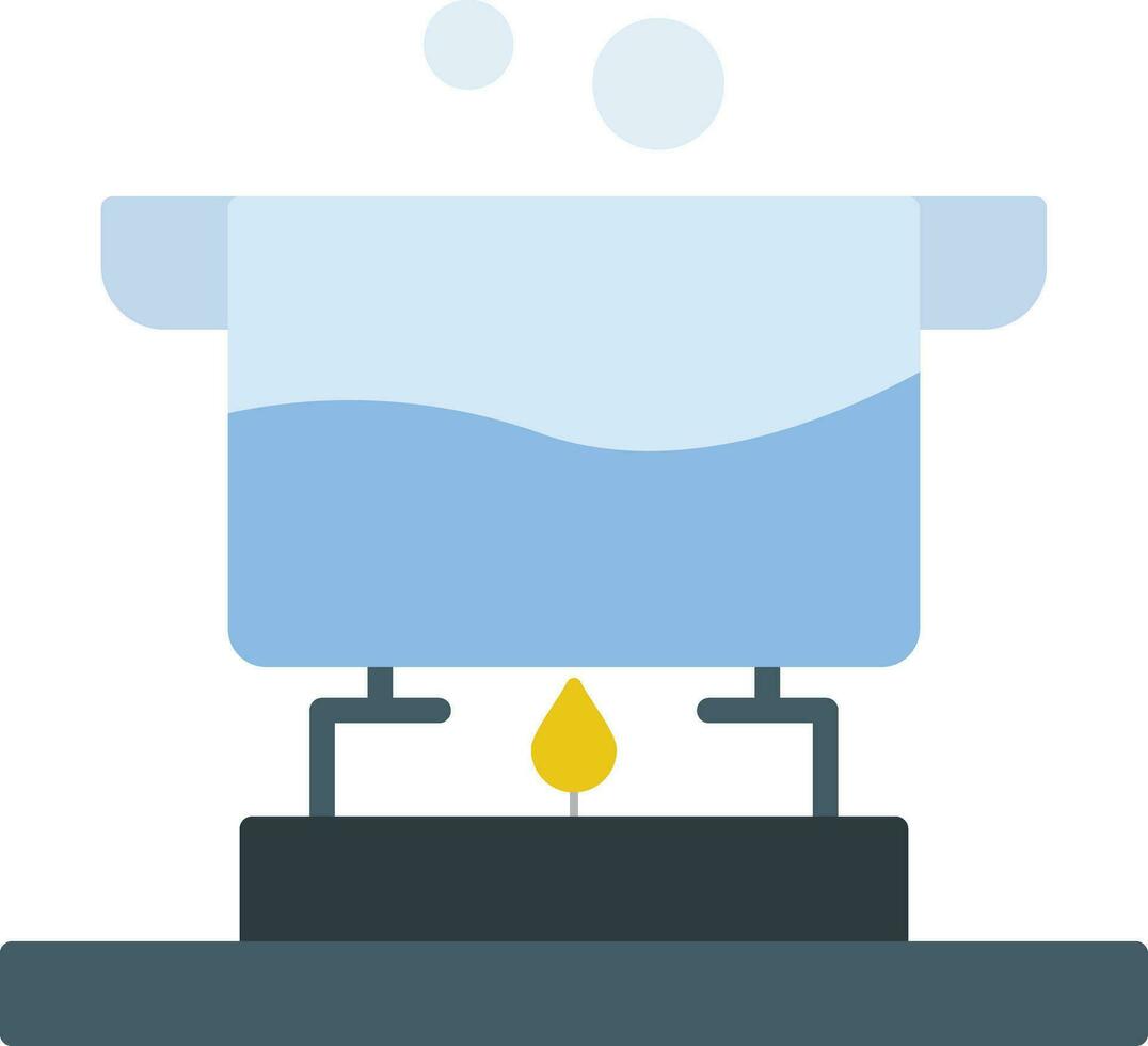 Water Boil Vector Icon