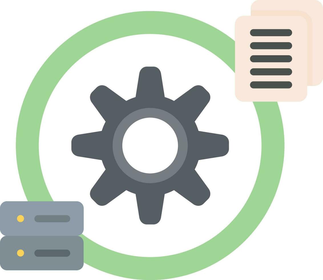 Data Transformation Vector Icon