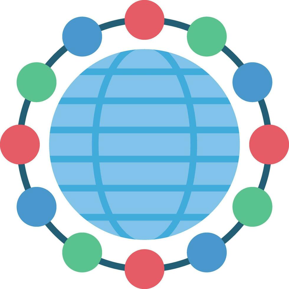 Global Infrastructure Vector Icon