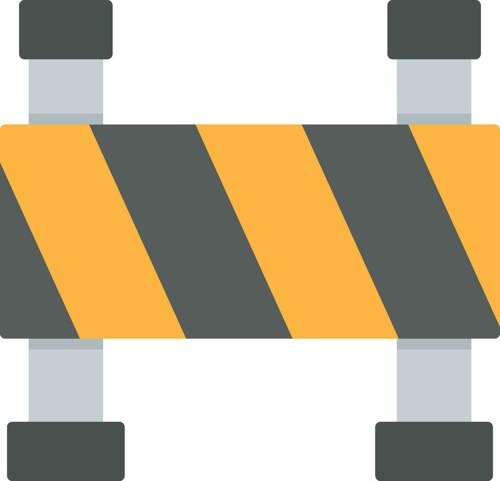 Construction Barrier Vector Icon