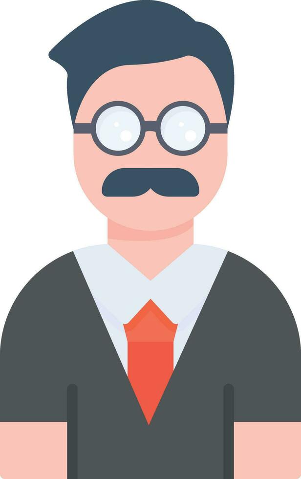 Male Professor Vector Icon