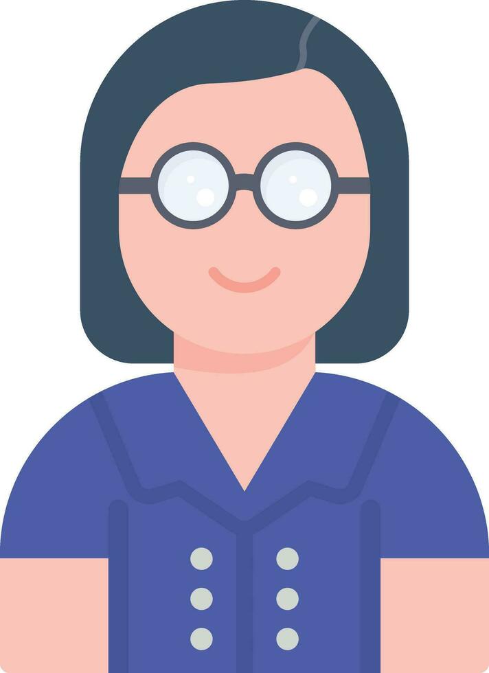 Female Professor Vector Icon