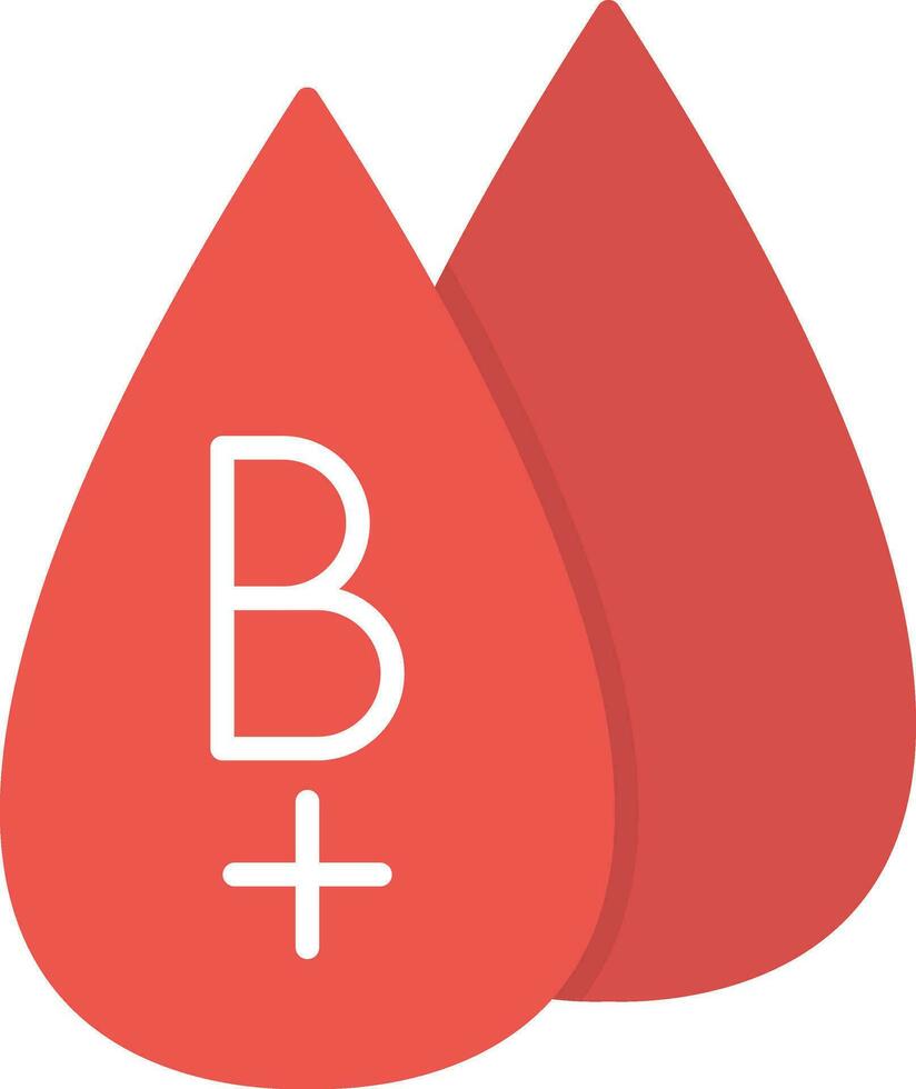 Blood Types Vector Icon