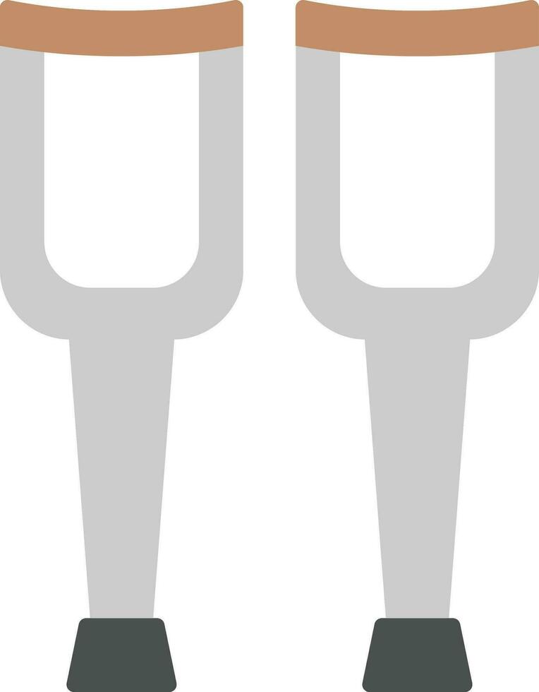 Crutches Vector Icon