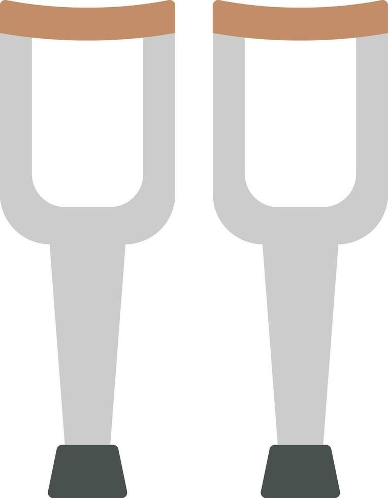 Crutches Vector Icon