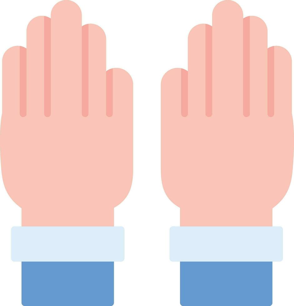 Medical Gloves Vector Icon