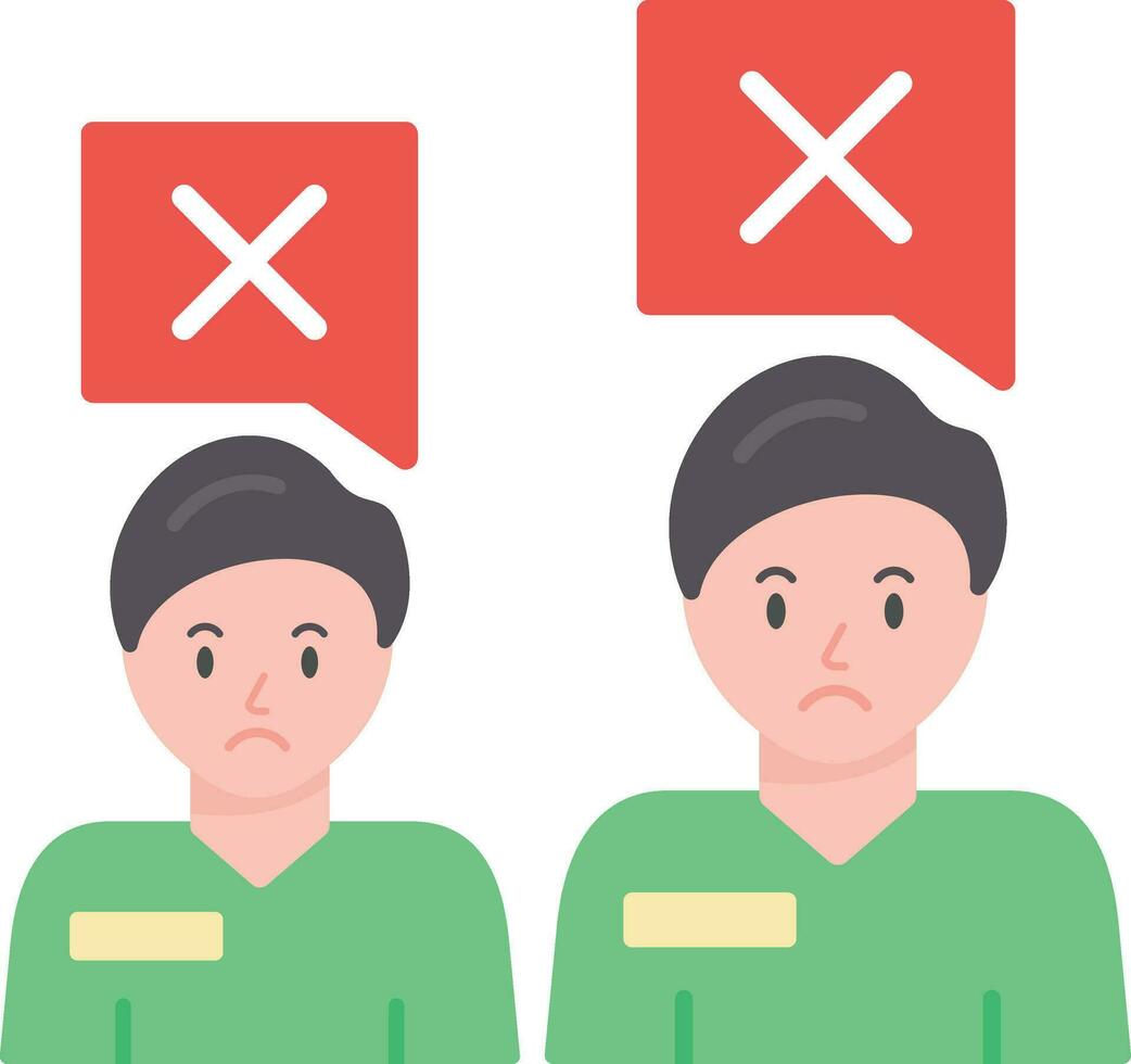 People Disagree Vector Icon