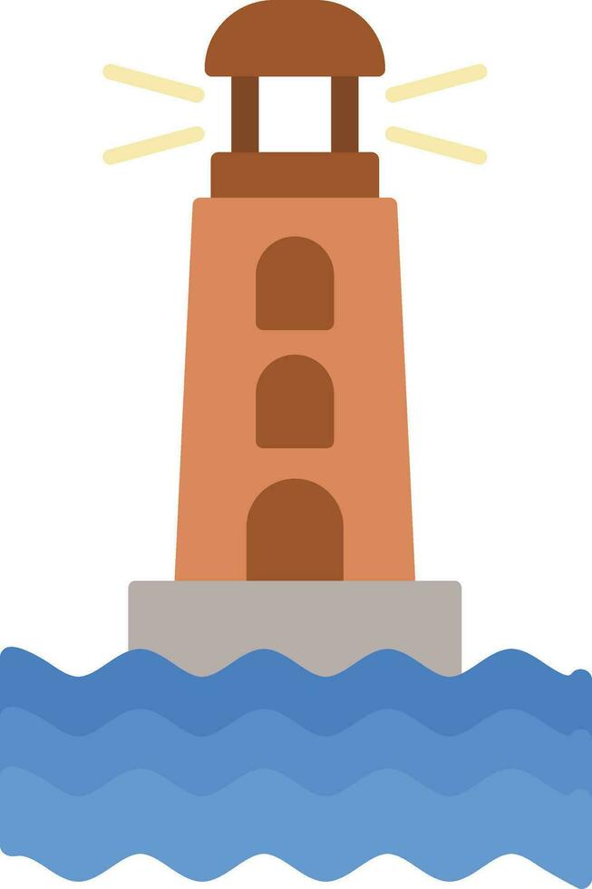 icono de vector de faro