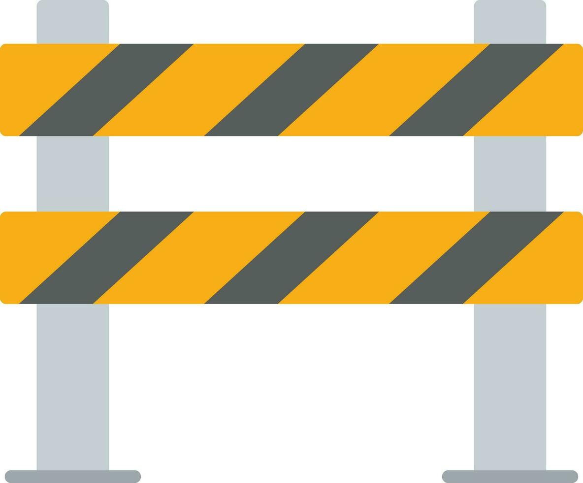 Road Obstruction Vector Icon