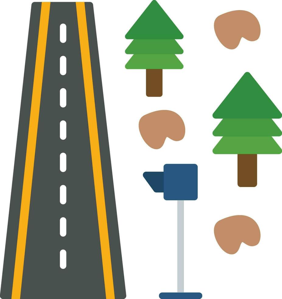 Roadside Vector Icon