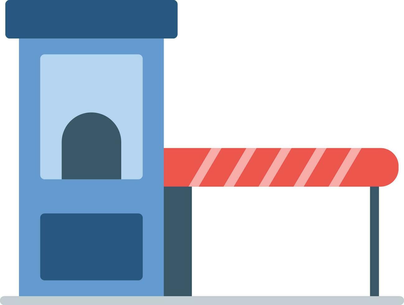Toll Road Vector Icon