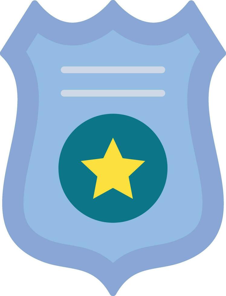 Police Badge Vector Icon