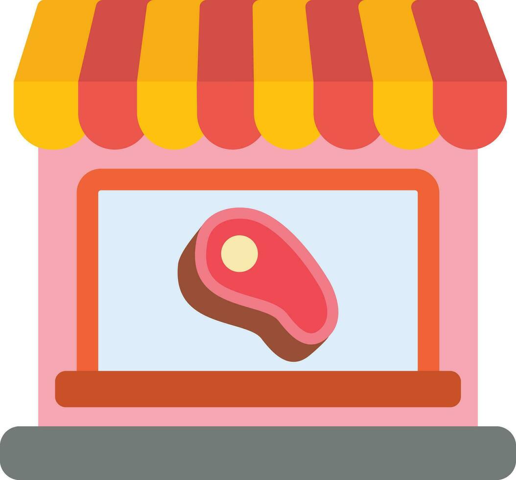 Butcher Shop Vector Icon