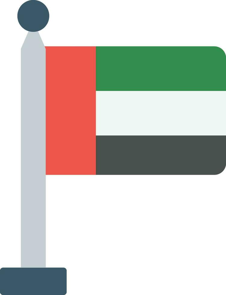 Dubai Flag Vector Icon