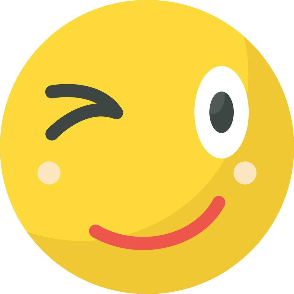 Winking Face Vector Icon