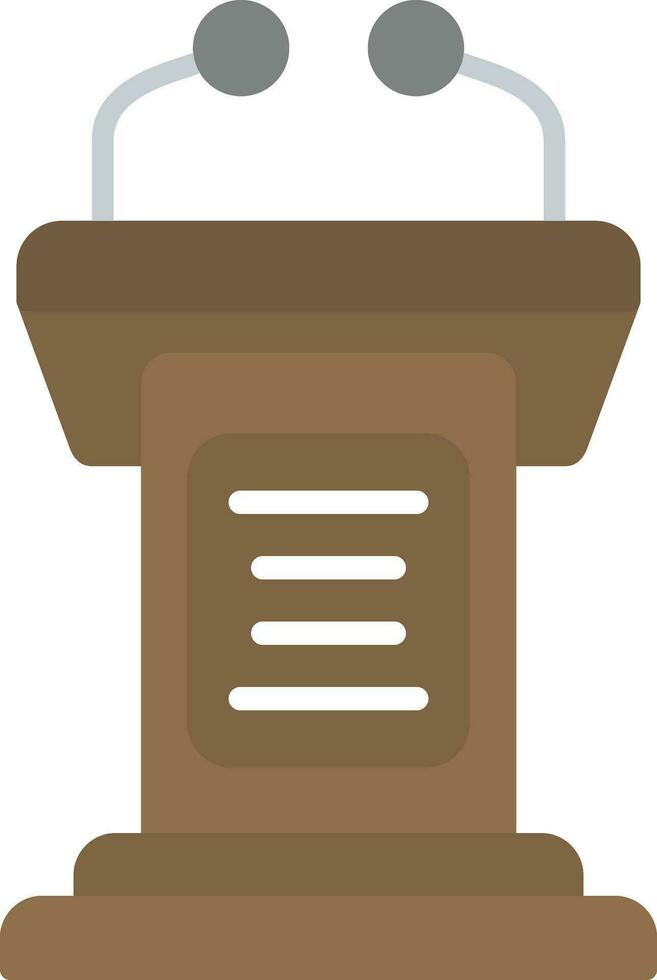 Tribune Vector Icon
