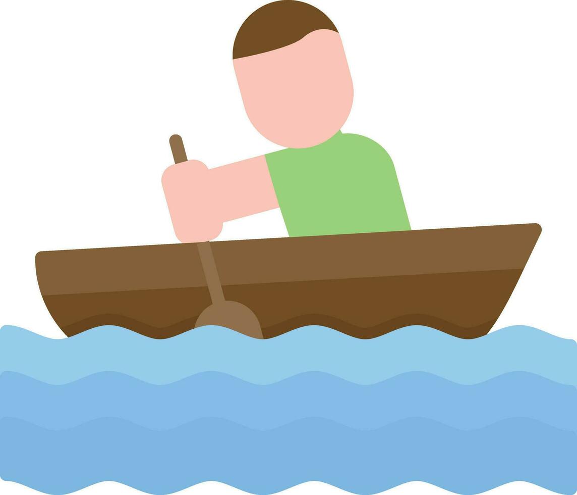 Rowing Vector Icon