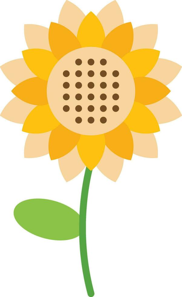 Sunflower Vector Icon