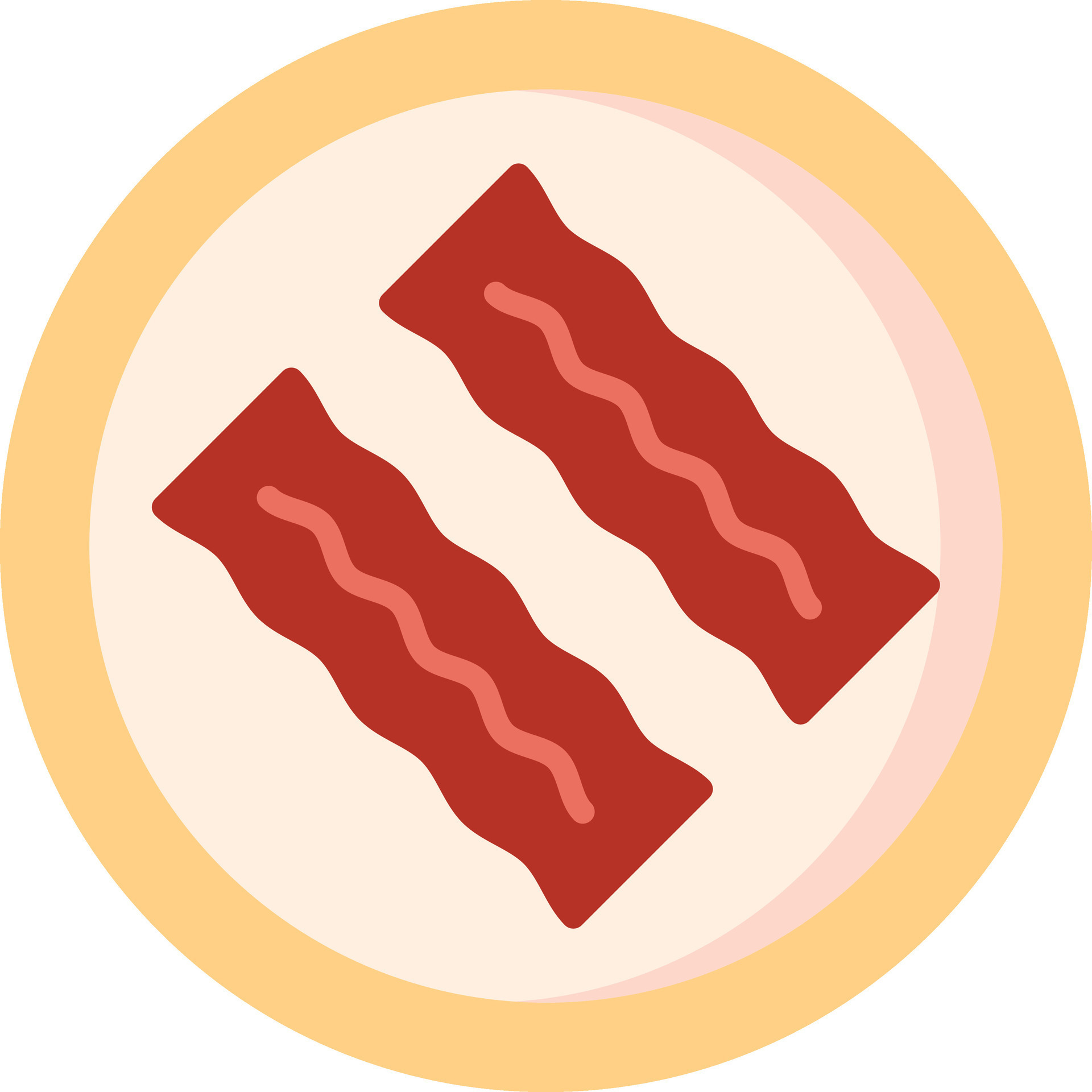Bacon Vector Icon 30377707 Vector Art at Vecteezy