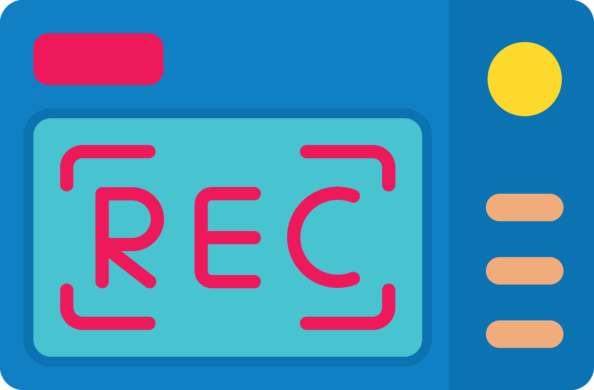 Video Recording Vector Icon 30377936 Vector Art at Vecteezy