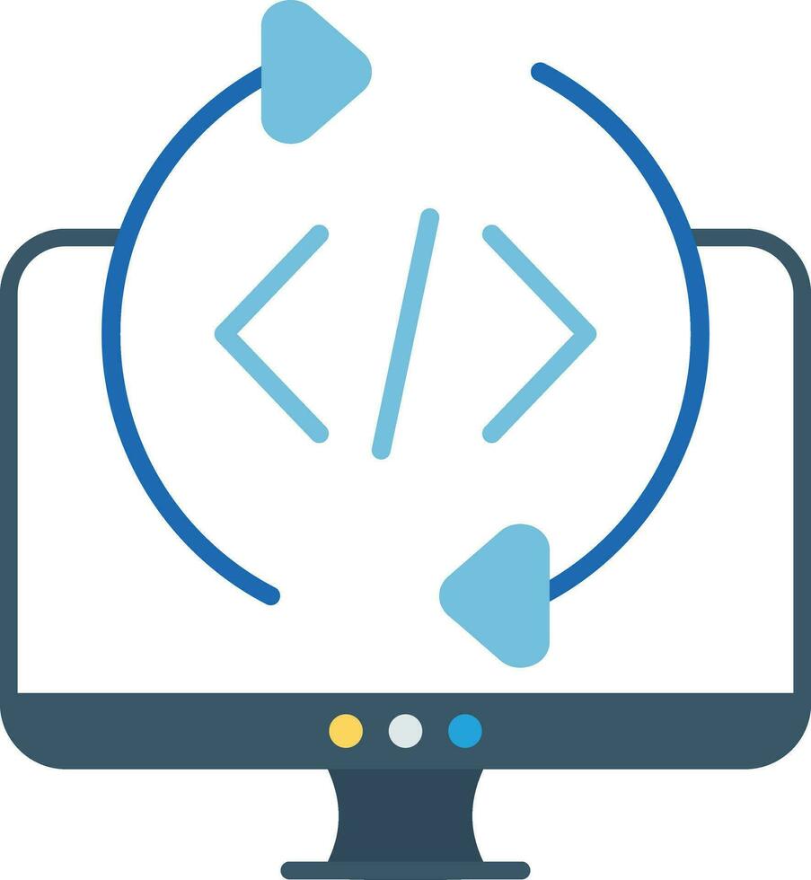 Programming Cycle Vector Icon 30378033 Vector Art at Vecteezy