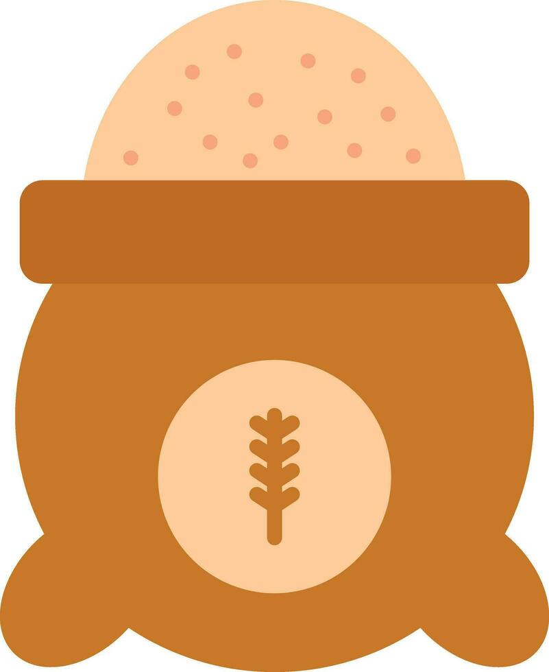 Wheat Sack Vector Icon