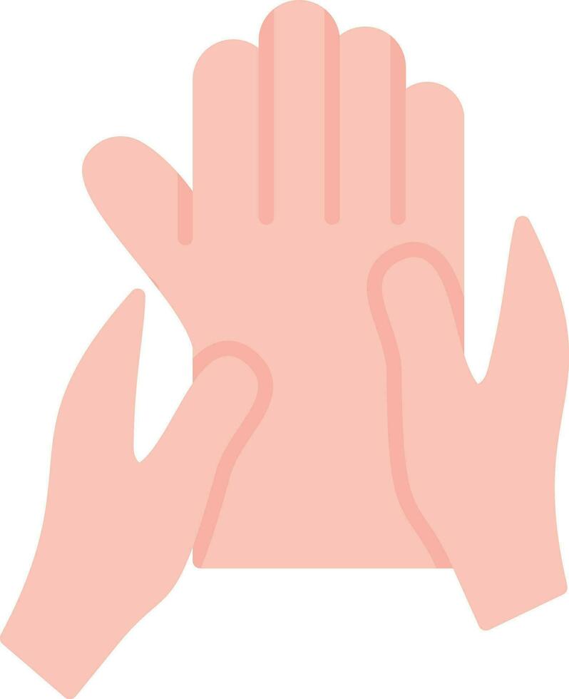 icono de vector de masaje de mano