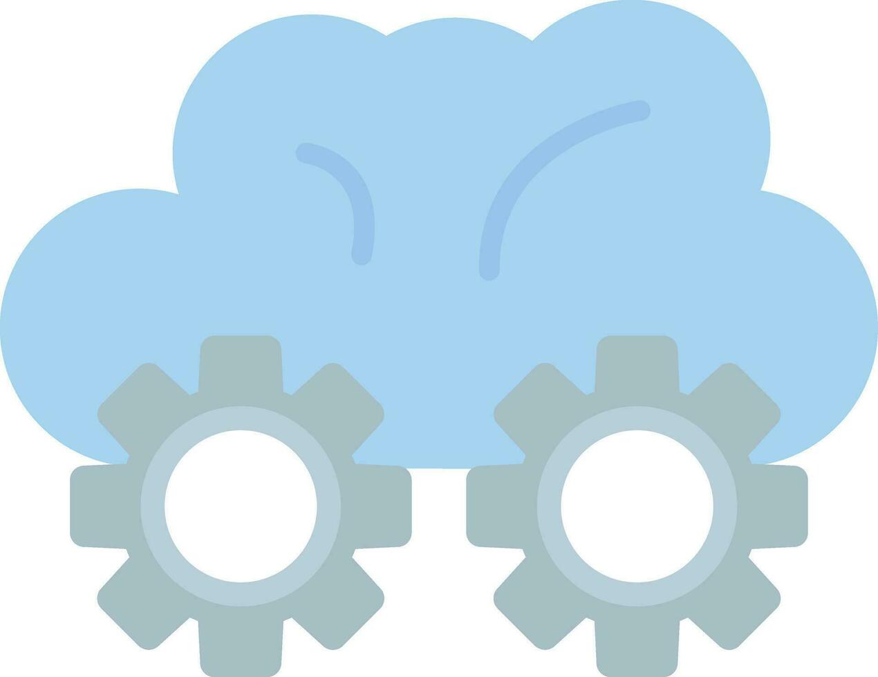 Cloud Settings Vector Icon