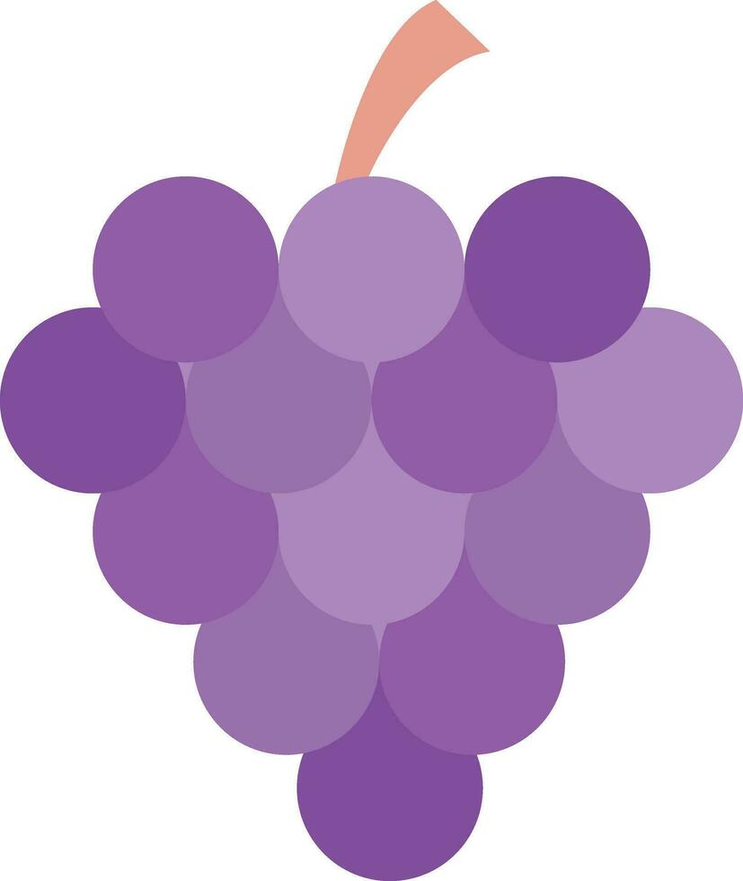 icono de vector de uvas