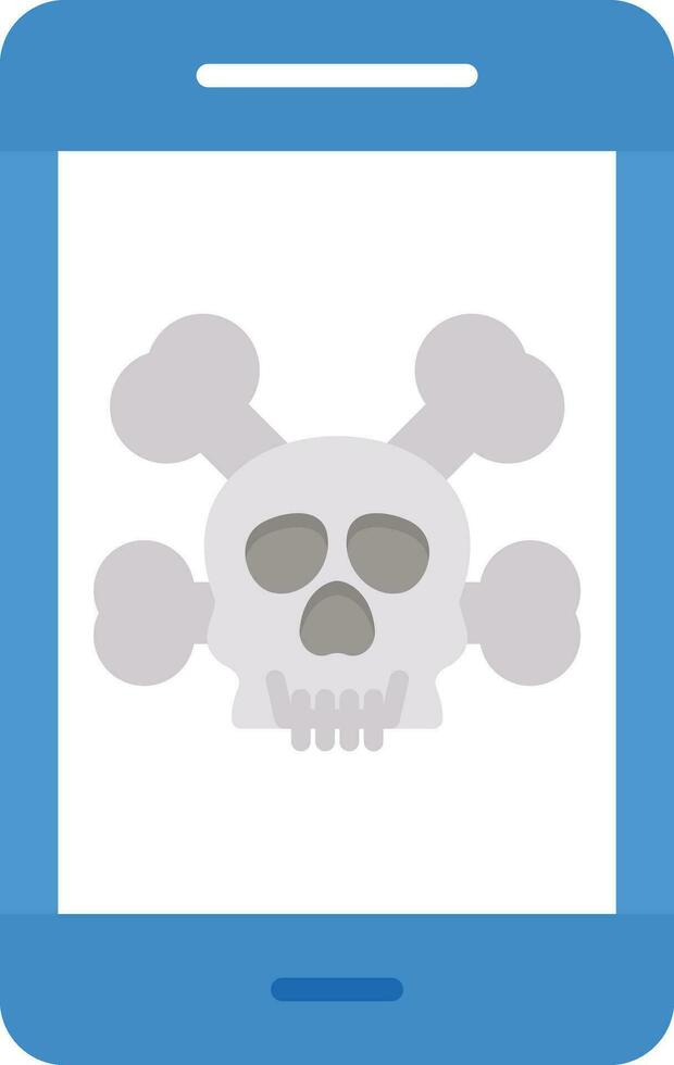 Mobile Hacked Vector Icon