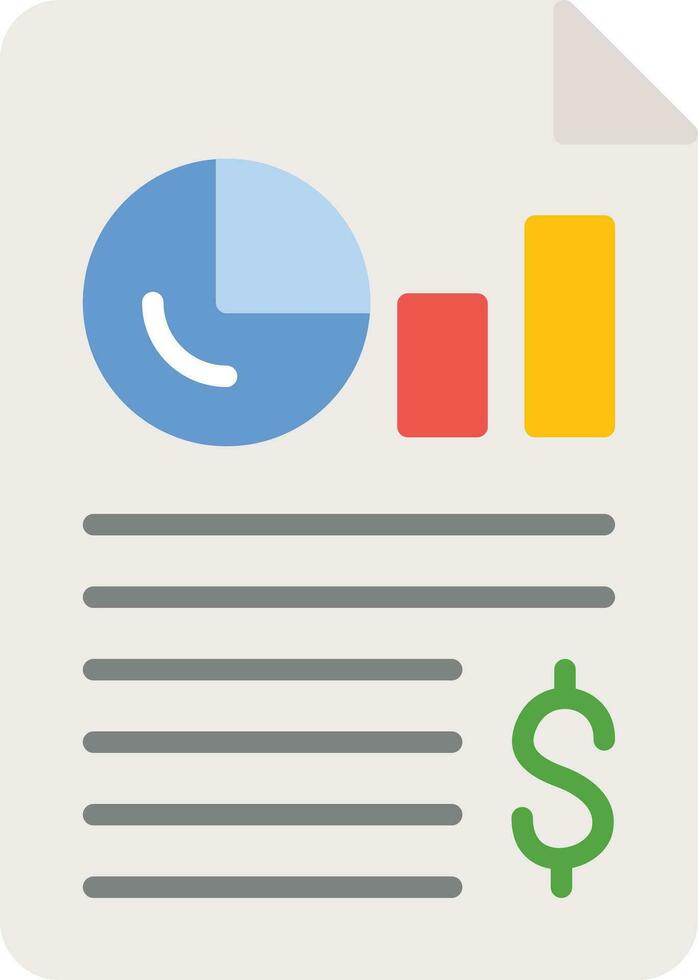 Business Report Vector Icon