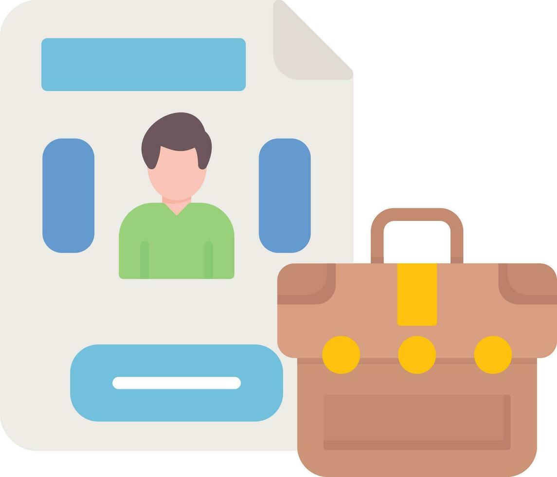 Portfolio Vector Icon