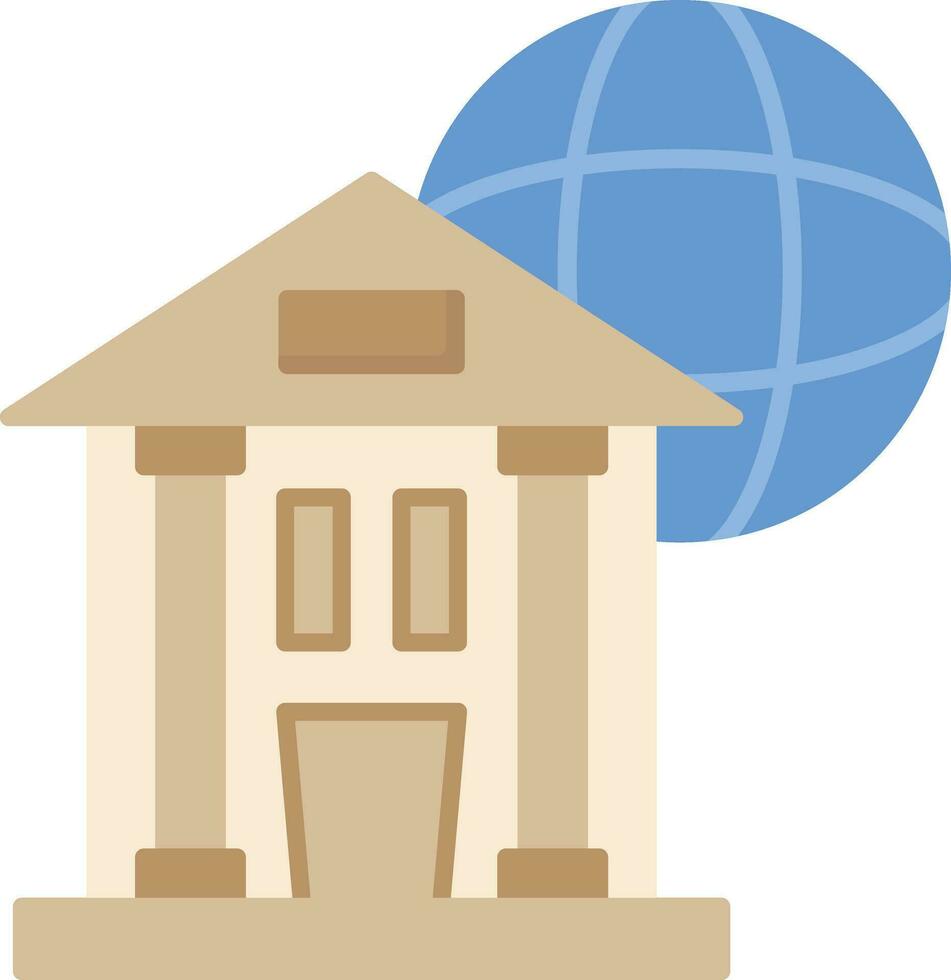 Global Bank Vector Icon