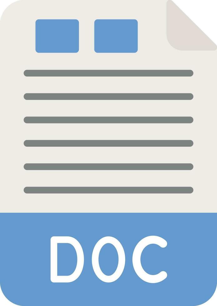 DOC Vector Icon