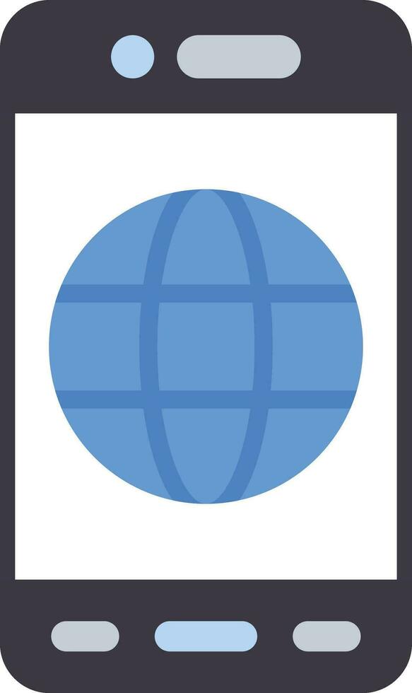 Mobile Web Vector Icon