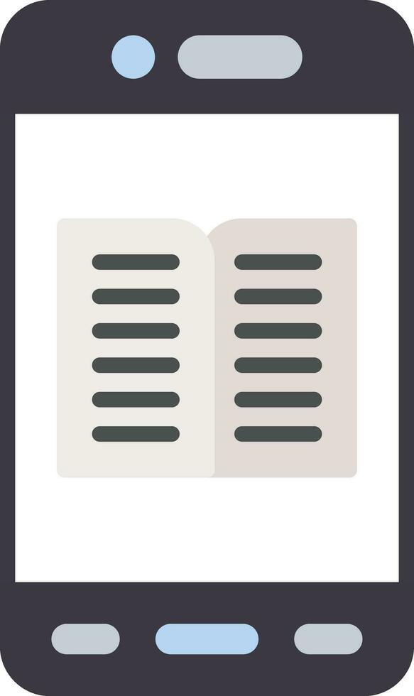 Mobile Ebook Vector Icon