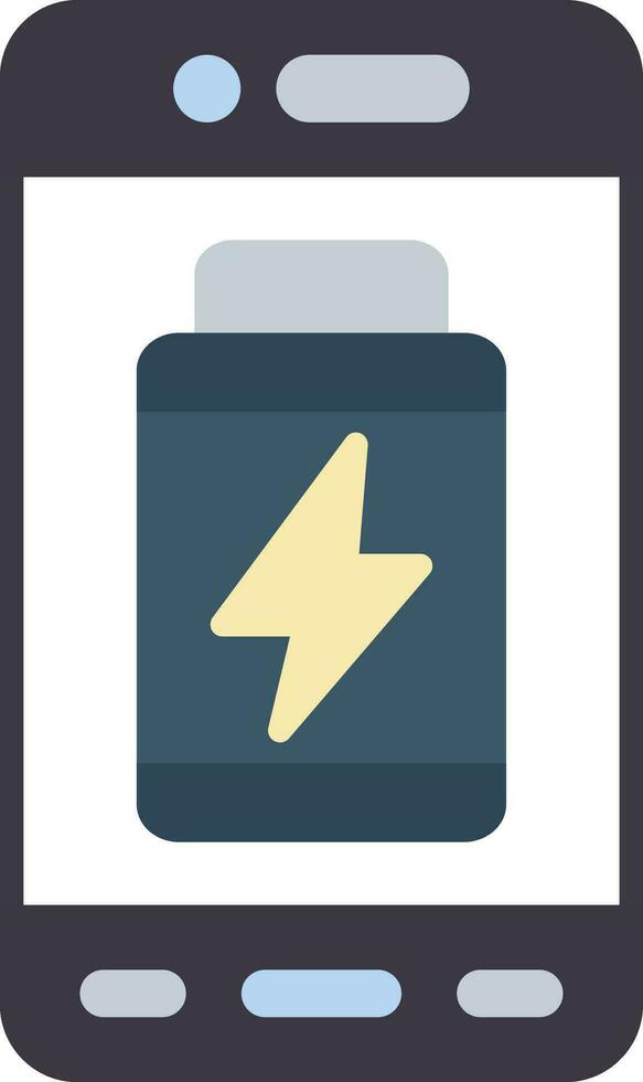 Mobile Battery Vector Icon
